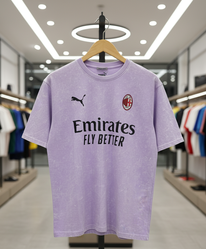 Milan Acid Wash Tee – Violet Drop