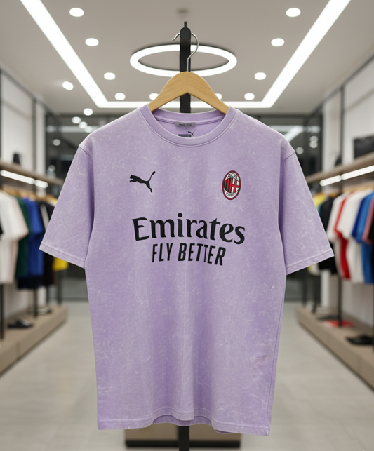 Milan Acid Wash Tee – Violet Drop