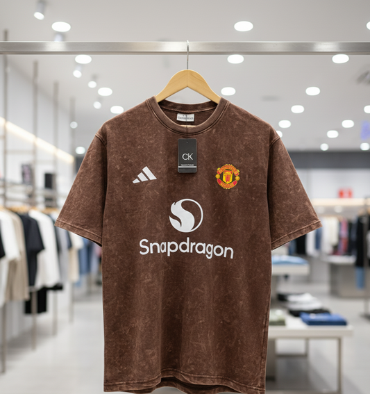 United Acid Wash Tee – Snapdragon Brown