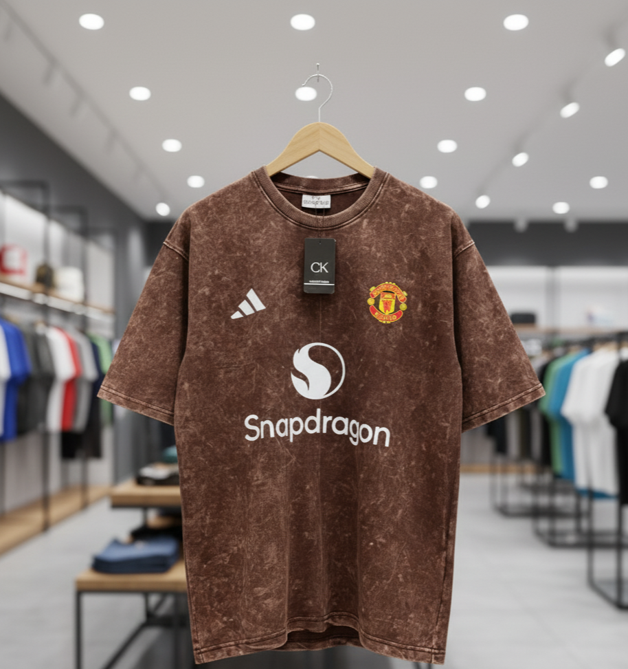 United Acid Wash Tee – Snapdragon Brown