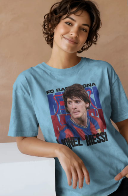 Messi Unisex Oversized Classic T-Shirt
