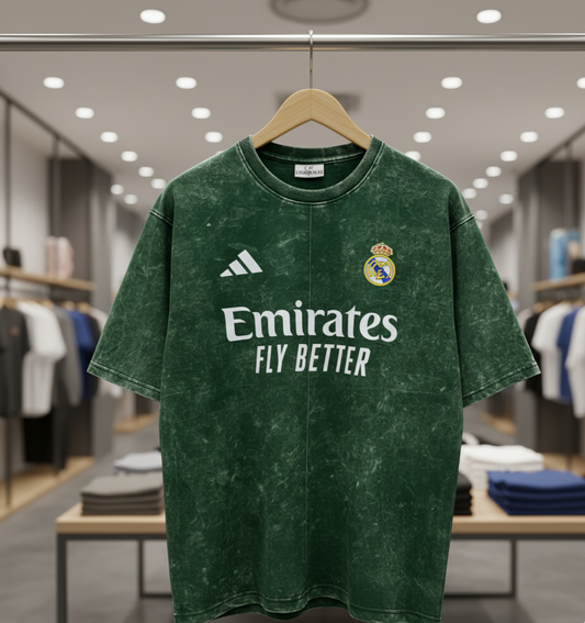 Madrid Acid Wash Tee – Fly Better Edition