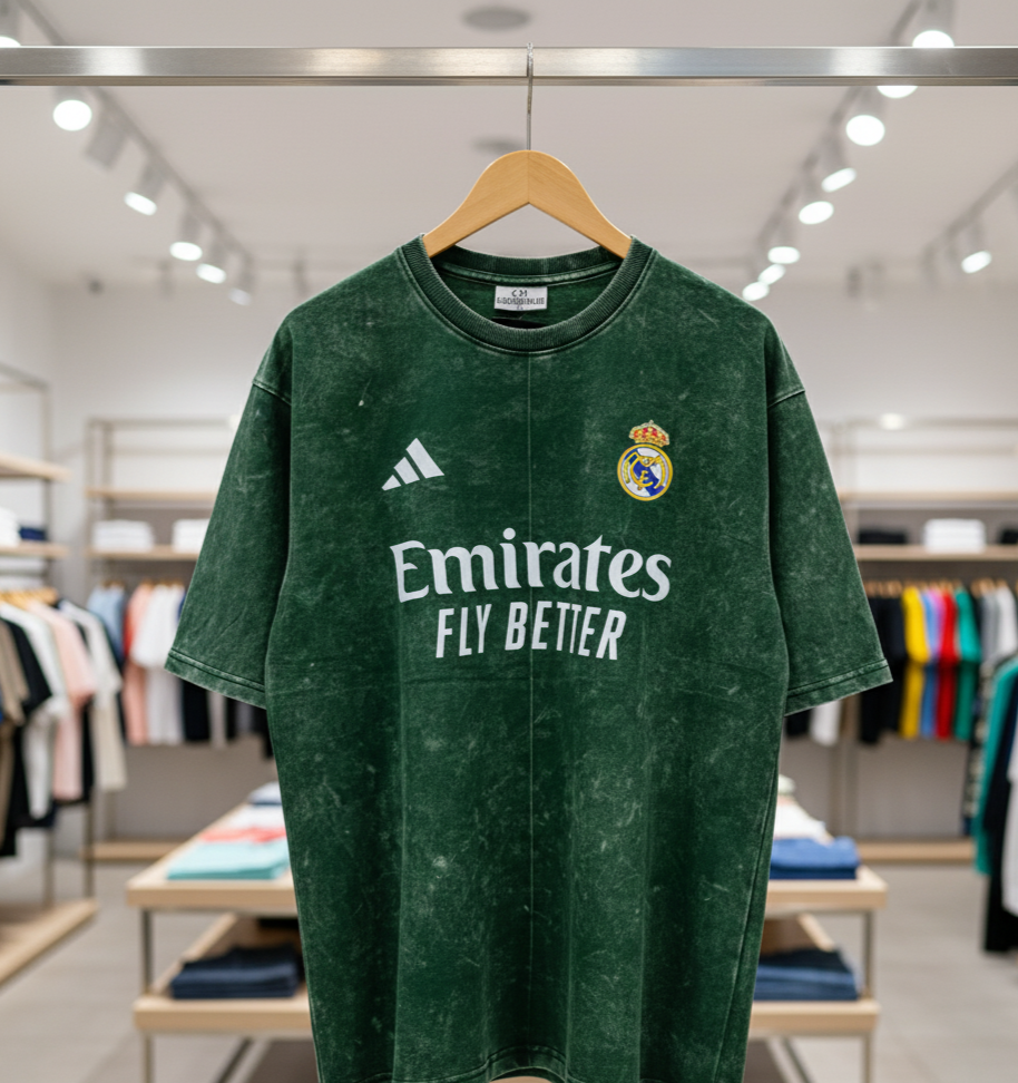Madrid Acid Wash Tee – Fly Better Edition