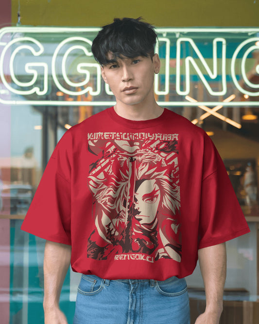 Rengoku Unisex Oversized Classic T-Shirt
